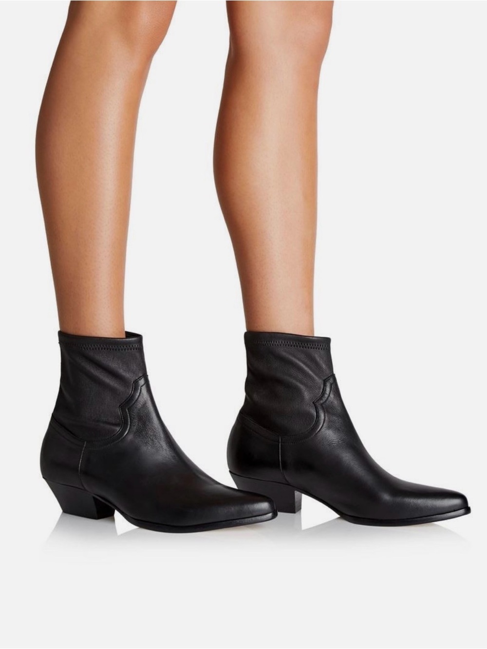 TAMARA MELLON Go West Nappa Leather Ankle Boots 39